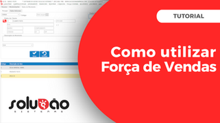 Como Utilizar a Tela de Força de Vendas – Solução E.R.P.