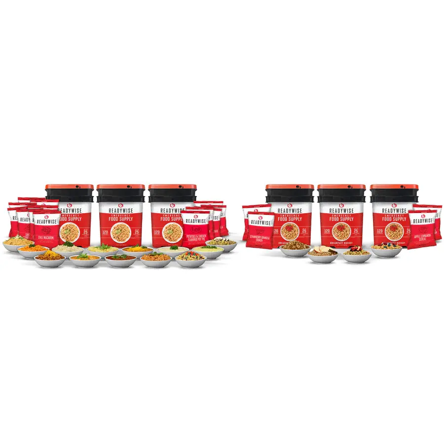 720 Servings of Ready Wise Emergency Survival Food Storage