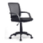 chico mesh office chair in black main view