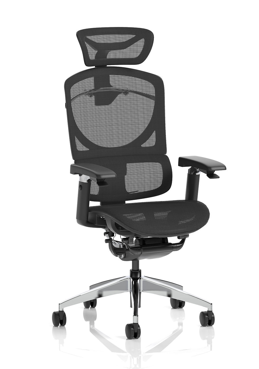 Axis plus high back ergonomic mesh posture chair main view