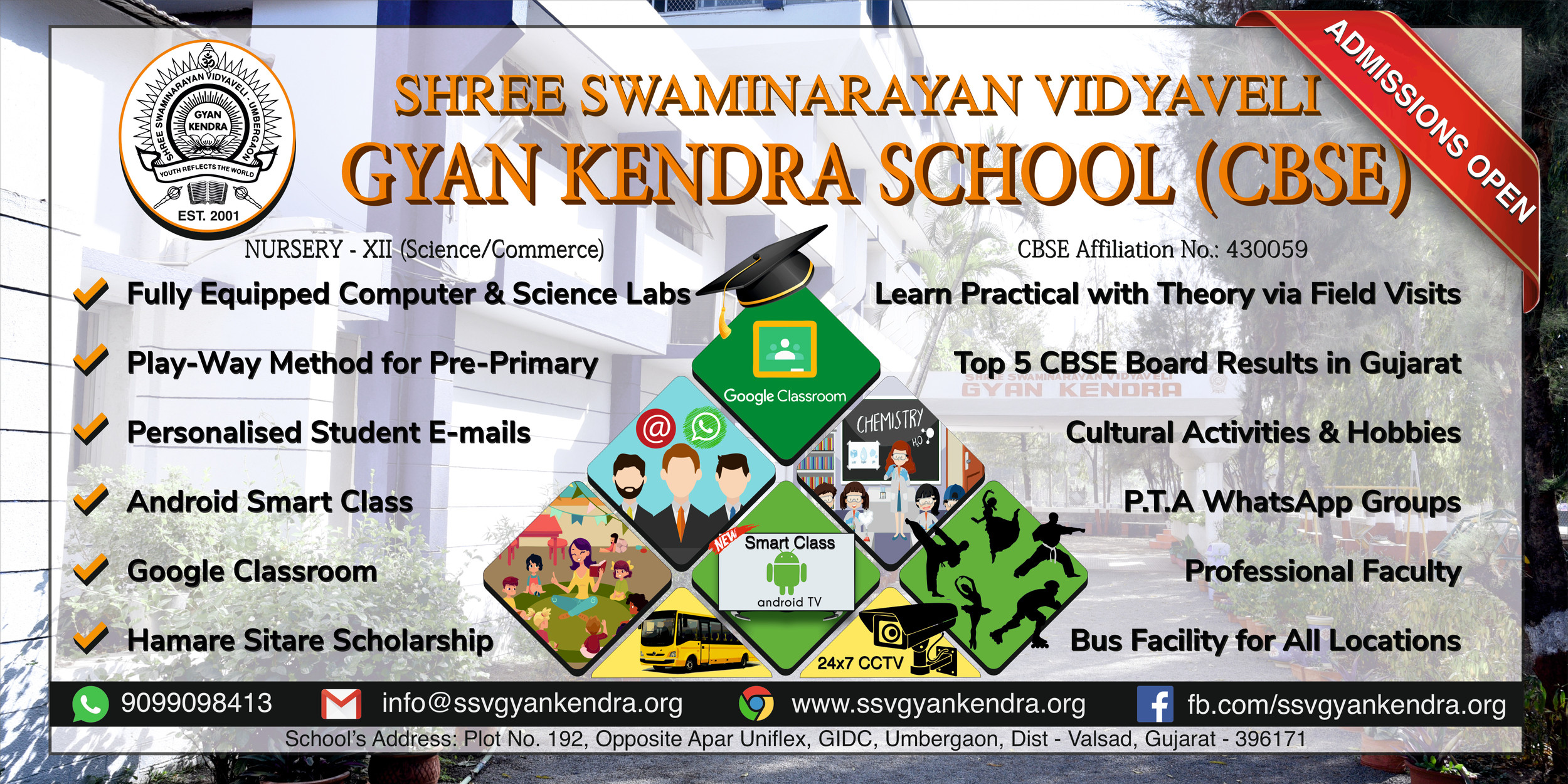 SSV Gyan Kendra School (CBSE) Umargam Best School in umbergaon
