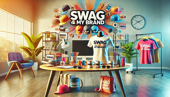 Swag4MyBrand.com website hero banner
