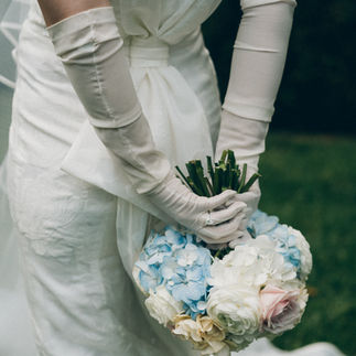 Bride Holding Bridal Bouquet