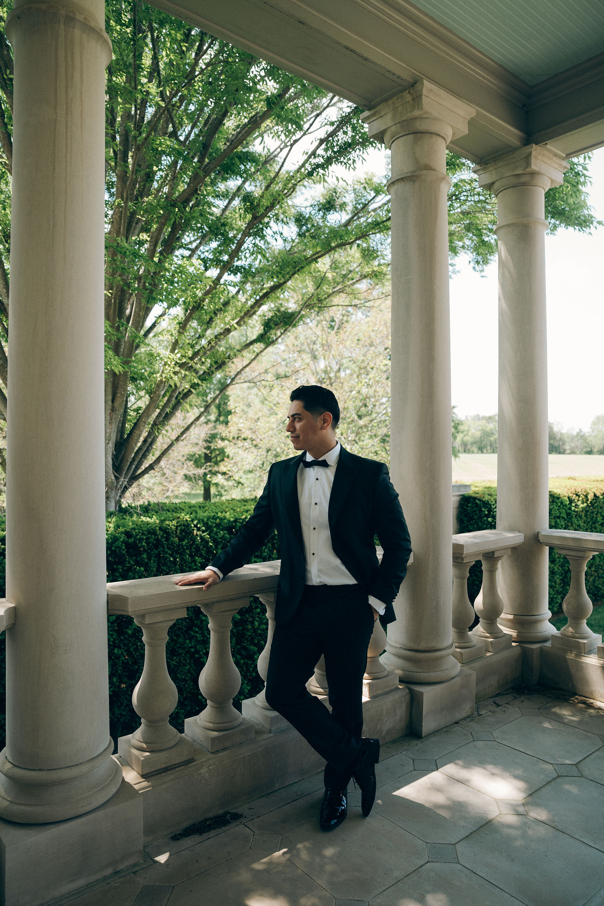 Groom Looking Away Portrait 