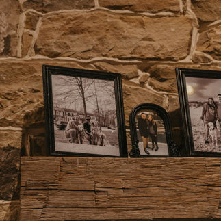 Bride and Groom Photo Wall