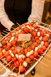 Cocktail hour appetizers capresi skewers
