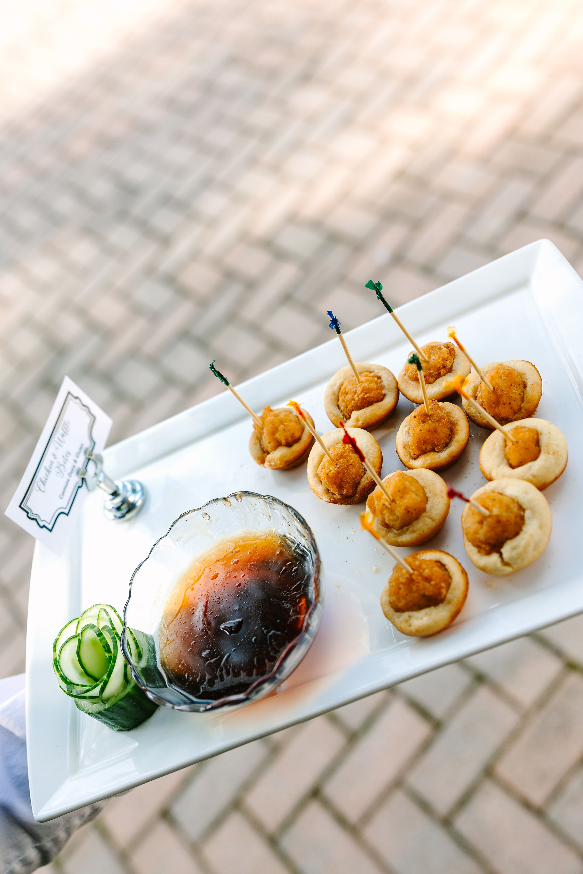 Cocktail hour passed apps