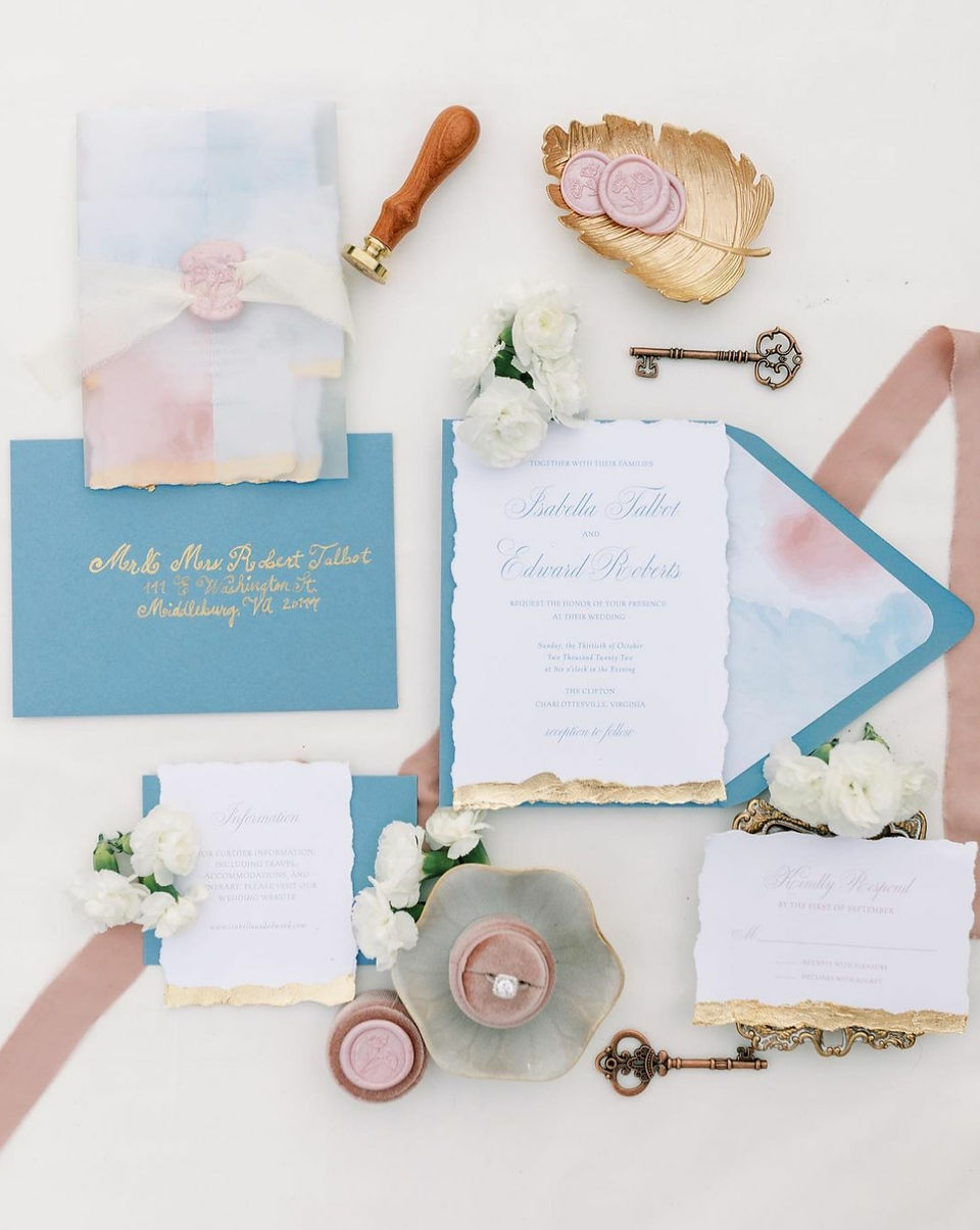 Wedding stationery suite