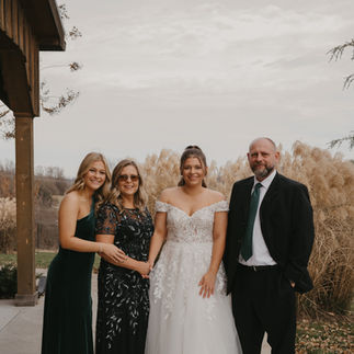 Bride of Family Smiling