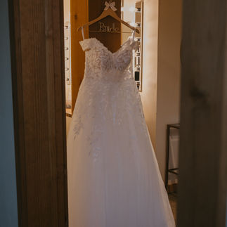 Bridal Dress Hung