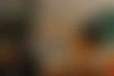 A wedding buffet table