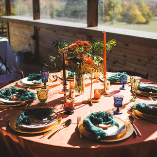 Reception Table Decor