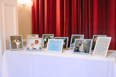 Memorial table for wedding