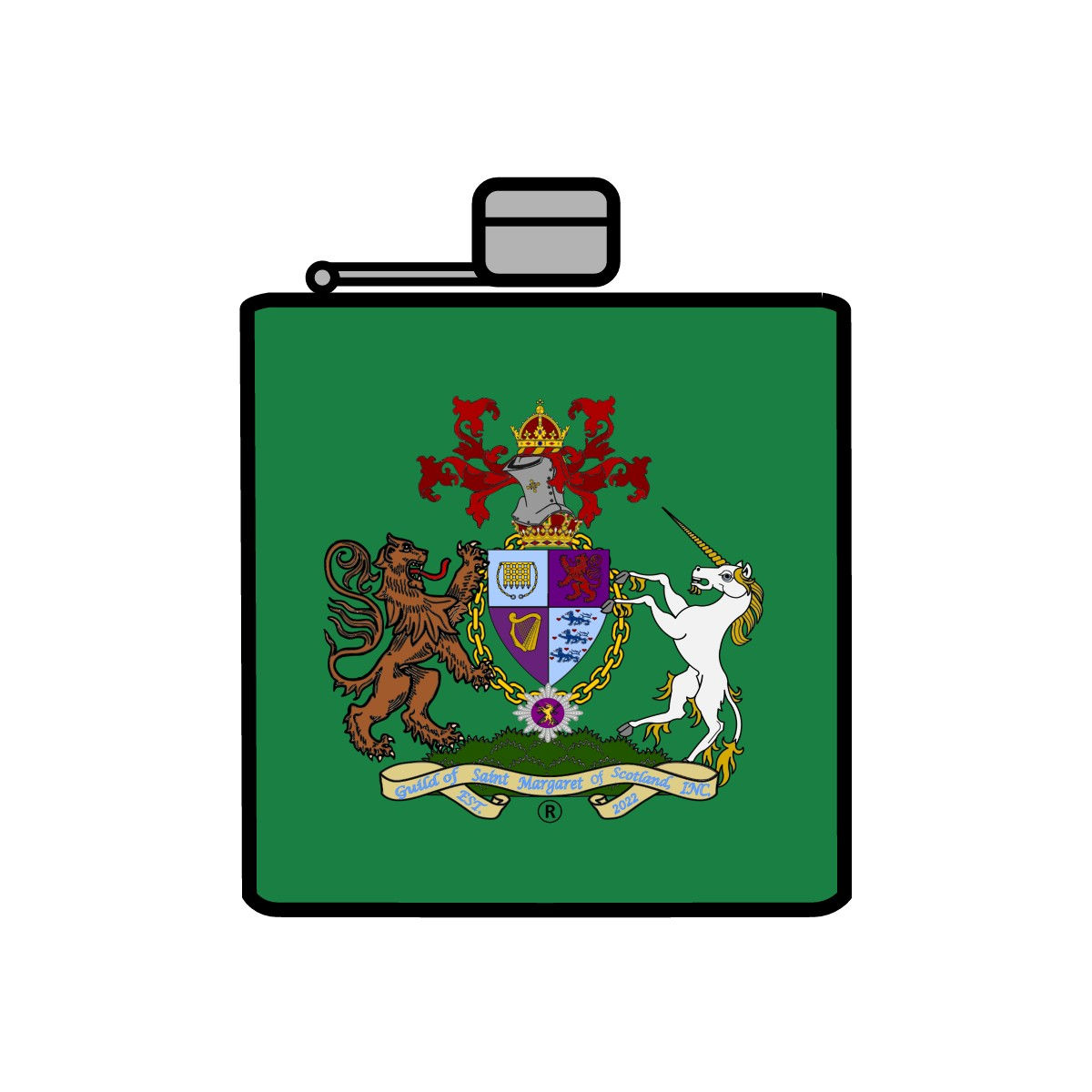 Stainless Steel Flask, 6oz