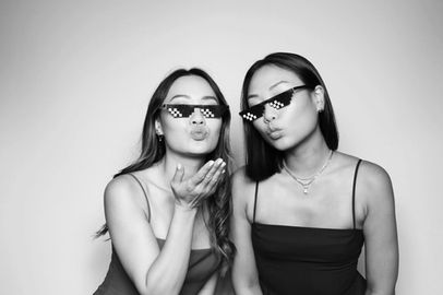 Glam Picta Booth Black and White Photo Booth Rental in Toronto & Near you