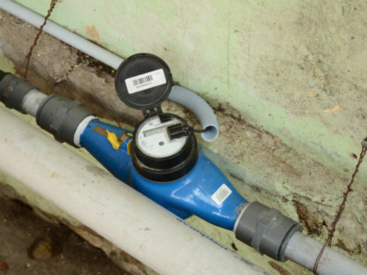 Water meter installation (Over the ground)