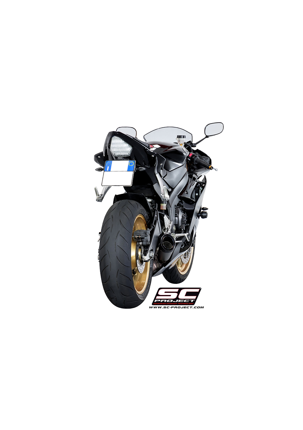 Thumbnail: SC-Project S1 Low Mount Titanium Slip-On Exhaust Yamaha R6