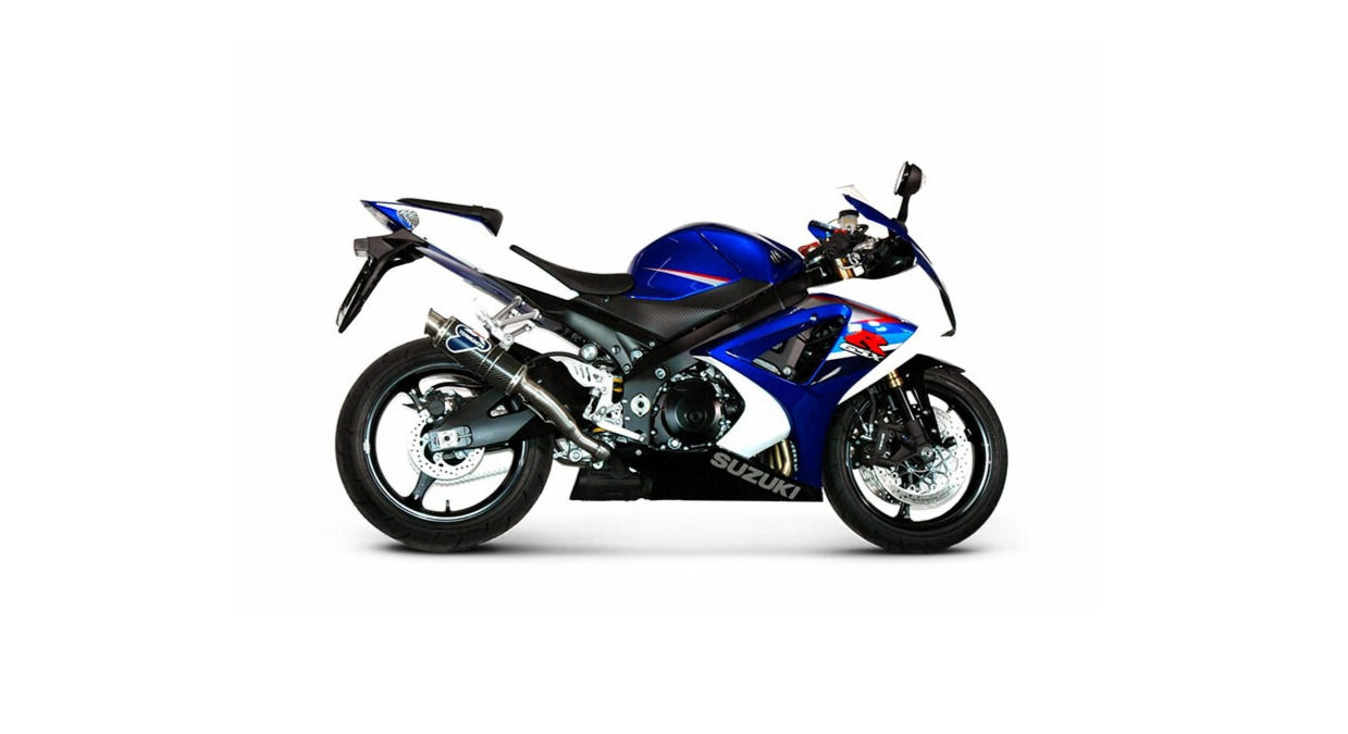 Termignoni GP Style Stainless Dual Slip-On +DE-CAT Link Pipe GSX-R1000 07-08