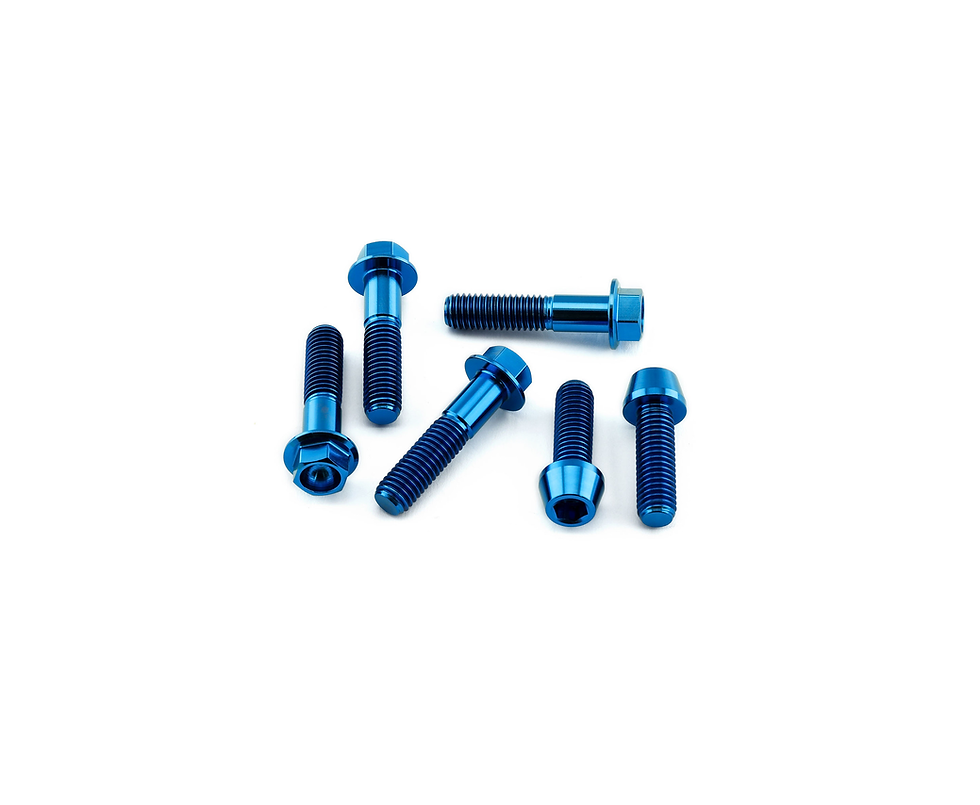 Thumbnail: Pro-Bolt Titanium Top & Bottom Clamp Yoke Pinch Kit
