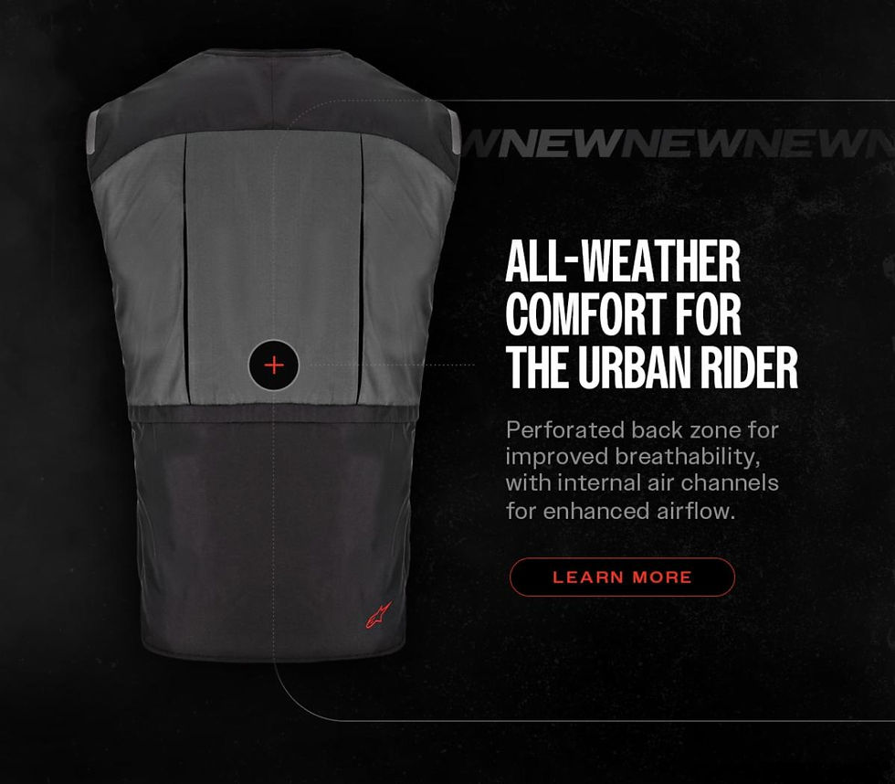 Thumbnail: Alpinestars Tech-Air 3 Lightweight Vest Stand Alone Airbag System