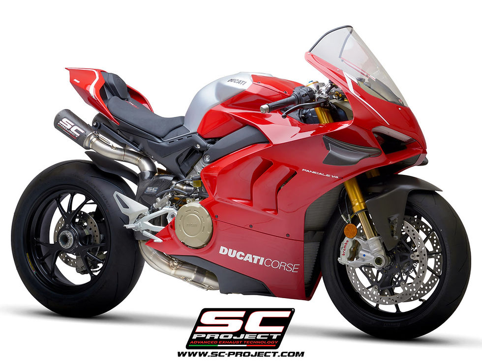 Thumbnail: SC-Project WSBK CR-T Full Titanium Under tail Exhaust System Panigale V4