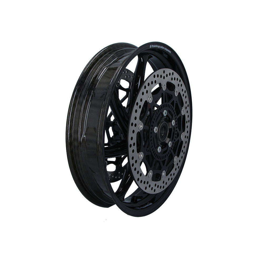 Thumbnail: Thyssenkrupp Carbon Wheel Kit Glossy Style 1 Honda CBR1000RR 2017-2019