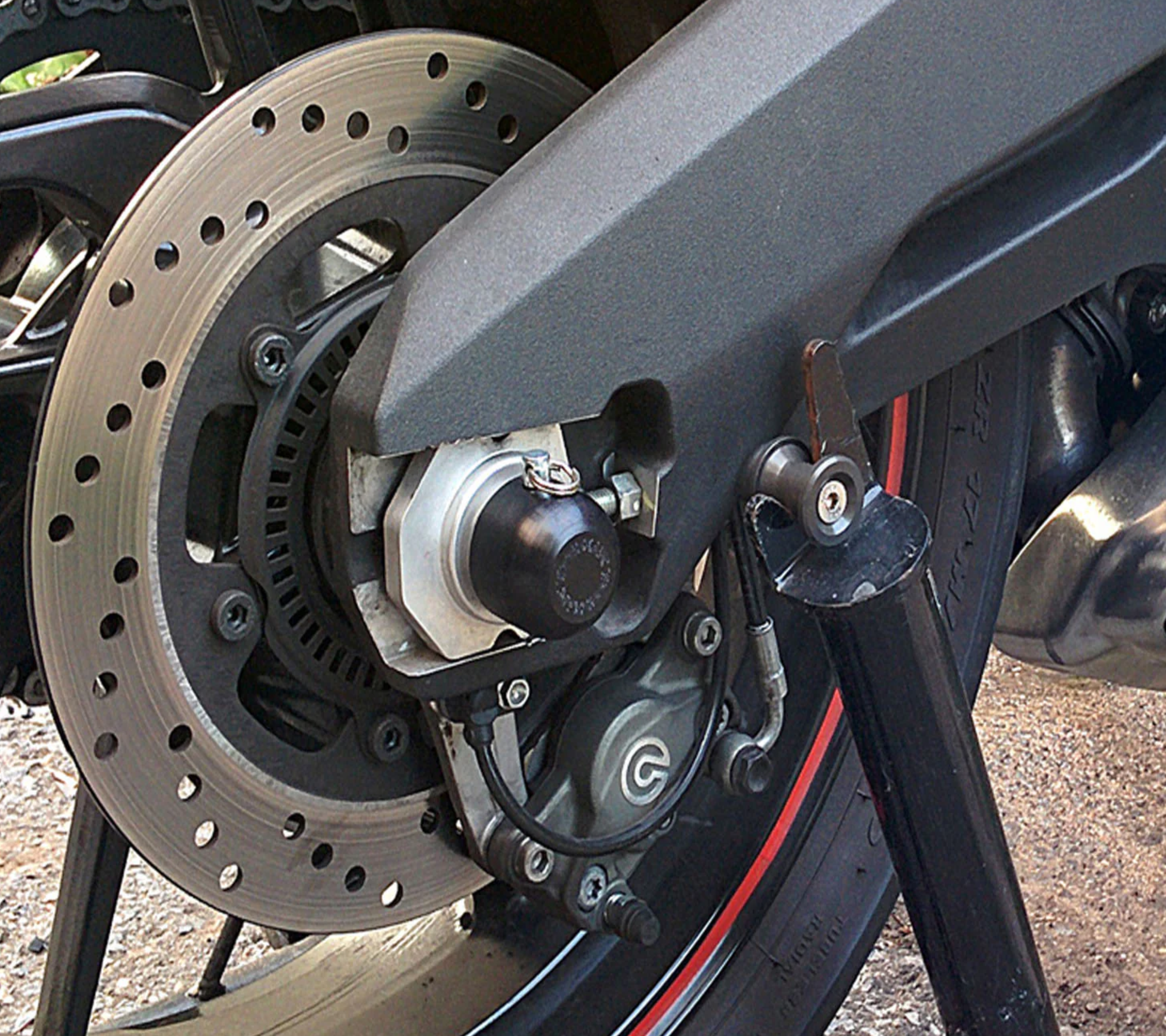 Woodcraft Rear Axle Sliders Ducati 899, 821 2014-2019