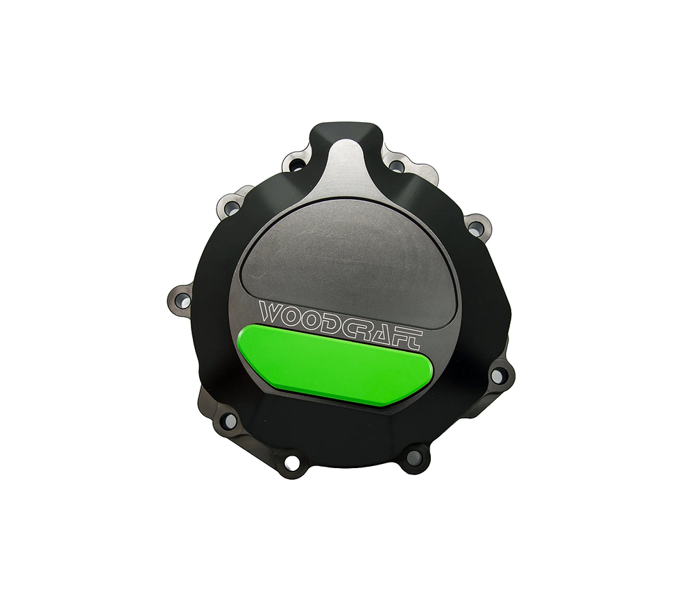 Thumbnail: Woodcraft Stator Cover w/ Skid Plate Kawasaki ZX6R/ZX636 2007-2025