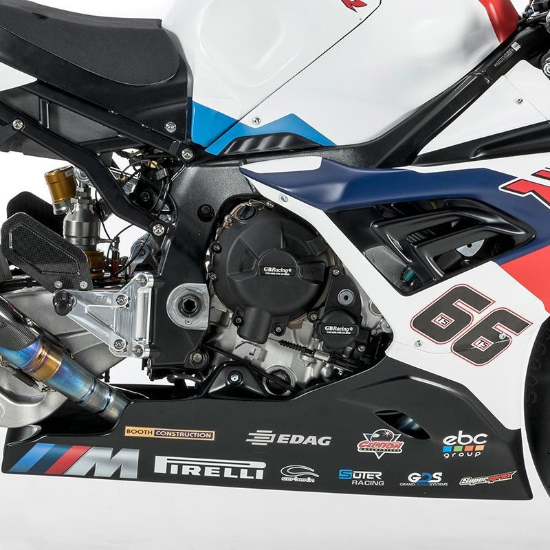 Thumbnail: GB Racing Alpha Racing Branded Engine Cover Protection Kit BMW S1000RR 2019+