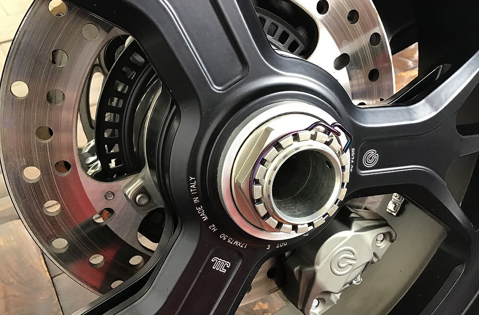 Thumbnail: Aella Titanium Look Large Hub Lock Pins For Rear Axle Nuts