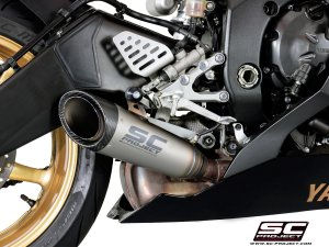 Thumbnail: SC-Project S1 Low Mount Titanium Slip-On Exhaust Yamaha R6