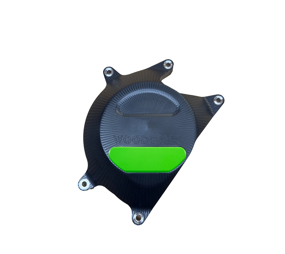 Thumbnail: Woodcraft Clutch Cover Protector UHMW Plastic w/  Skid Plate Aprilia RS457 2024+
