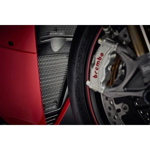 Thumbnail: Evotech Performance Ducati Panigele V4 Streetfighter 2 Piece Radiator Oil Cooler