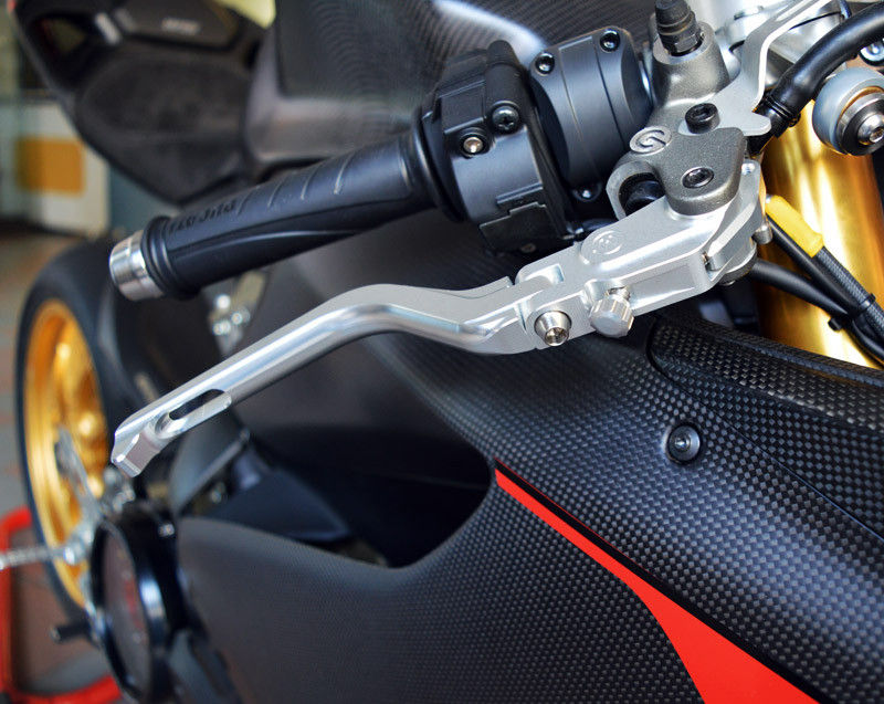 Thumbnail: Motocorse Folding Clutch Lever for Ducati and MV F4 RR