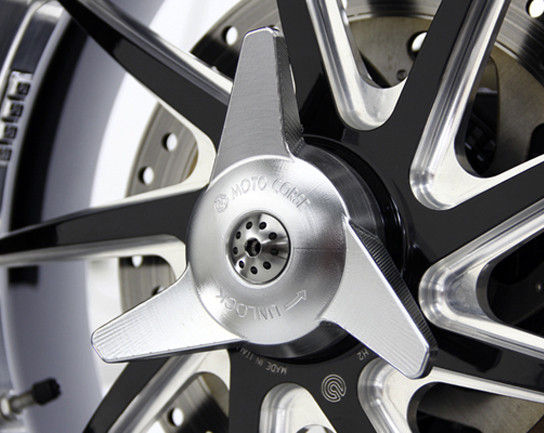 Thumbnail: Motocorse DVC SPINNER Rear Axle Slider  Large Rear Hub Ducati