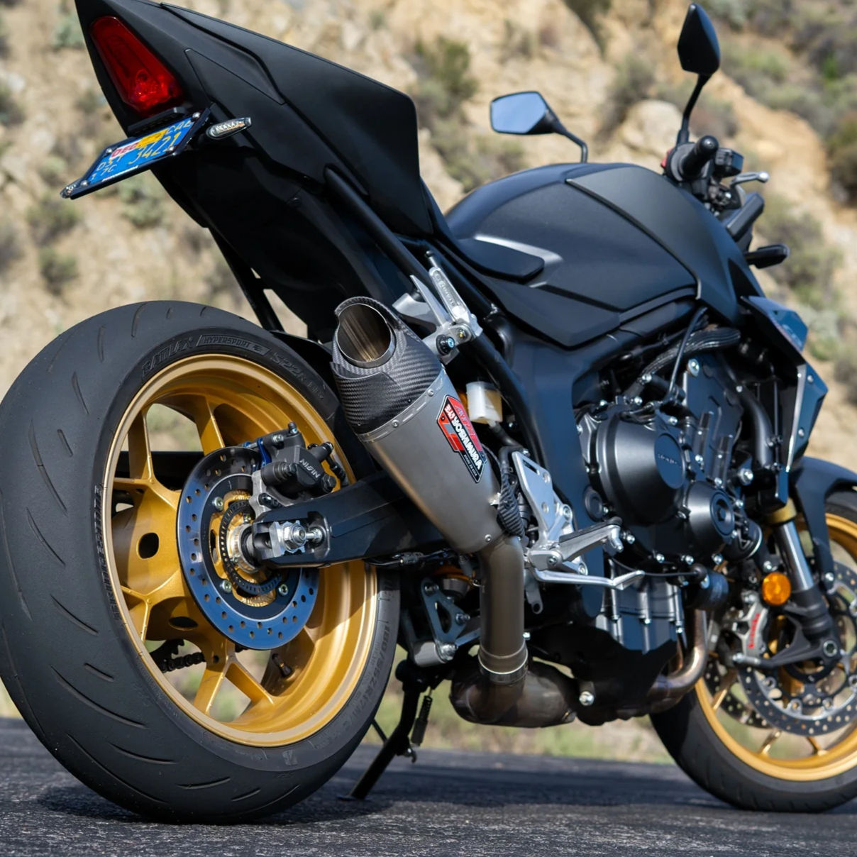 Yoshimura CB1000 2025 AT2 Stainless Slip-on Exhaust, W/ Stainless Muffler