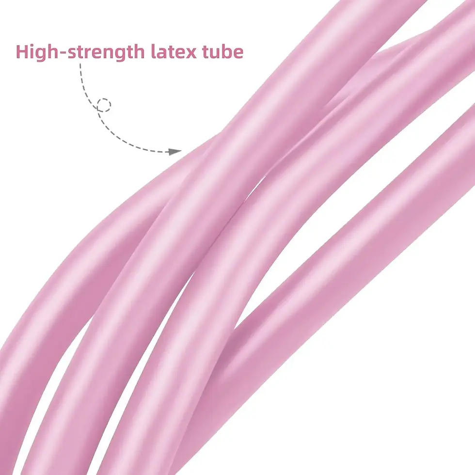 Thumbnail: 4-Level Resistance Band Tensioner with Non-Slip Handles - Home Fitness Equipment