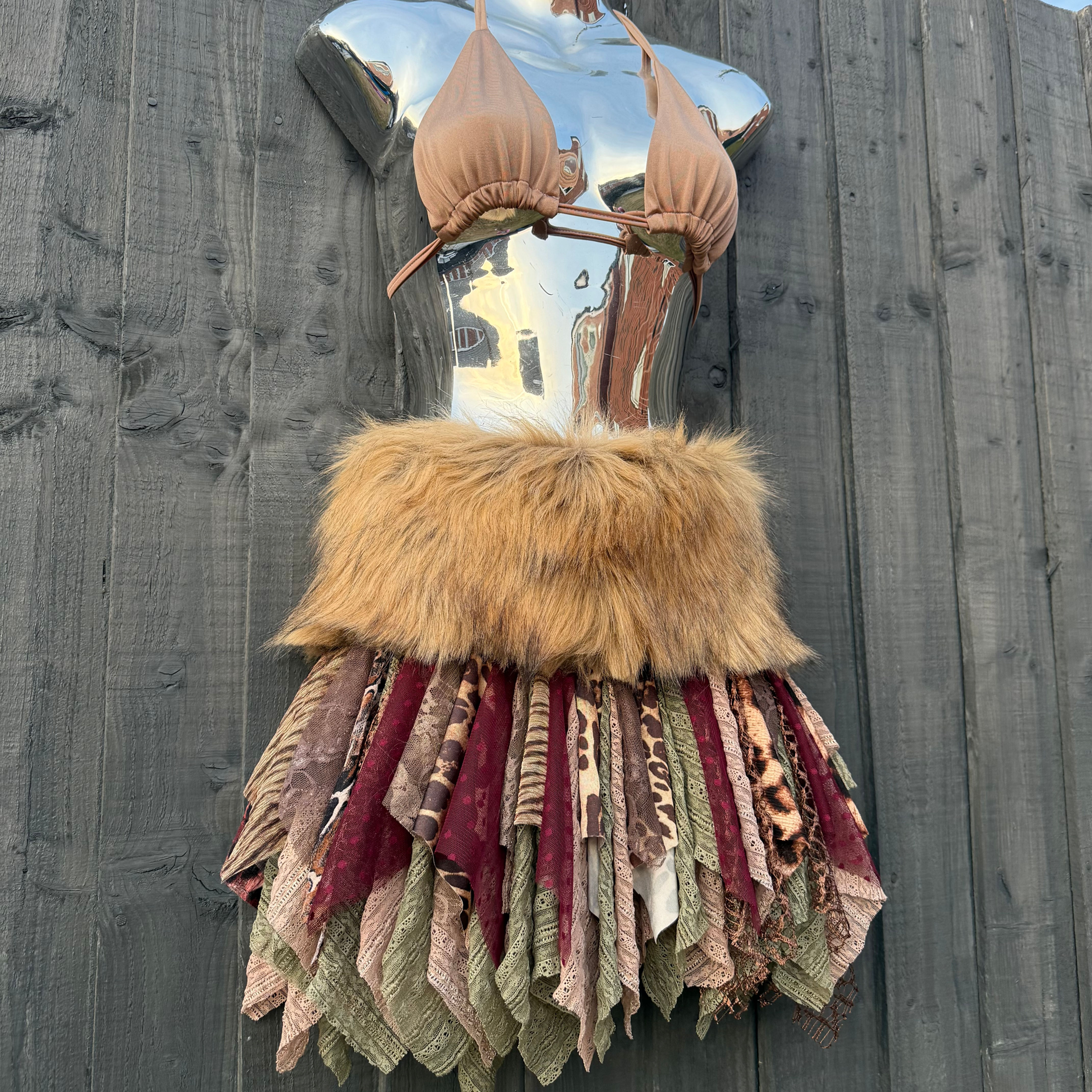 THATS SO.. THE FUR RAG SKIRT SET