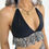 Thumbnail: THATS SO..  GLITTER LEOPARD FRILL BRA