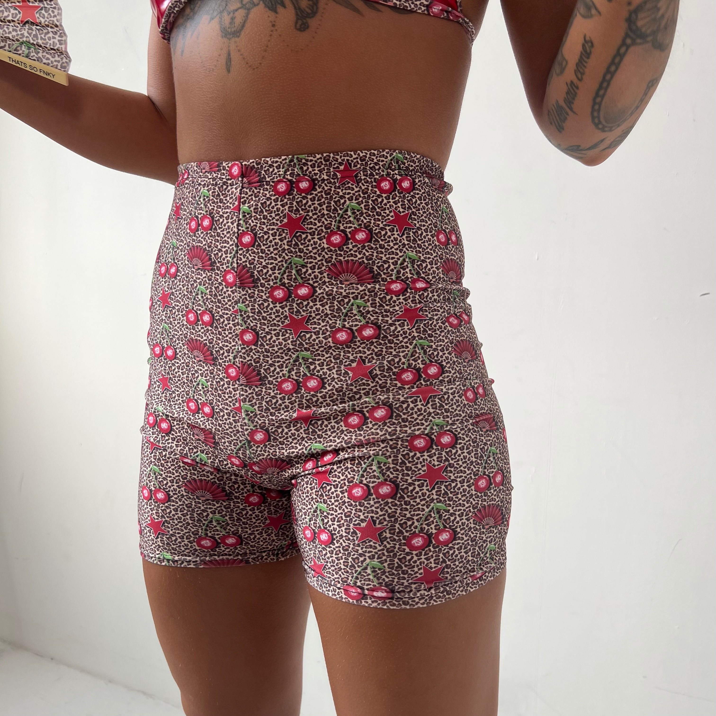 THATS SO.. FNKY WILD CHERRY CYCLING SHORTS