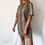Thumbnail: THATS SO.. SAGE SNAKE OVERSIZED T-DRESS
