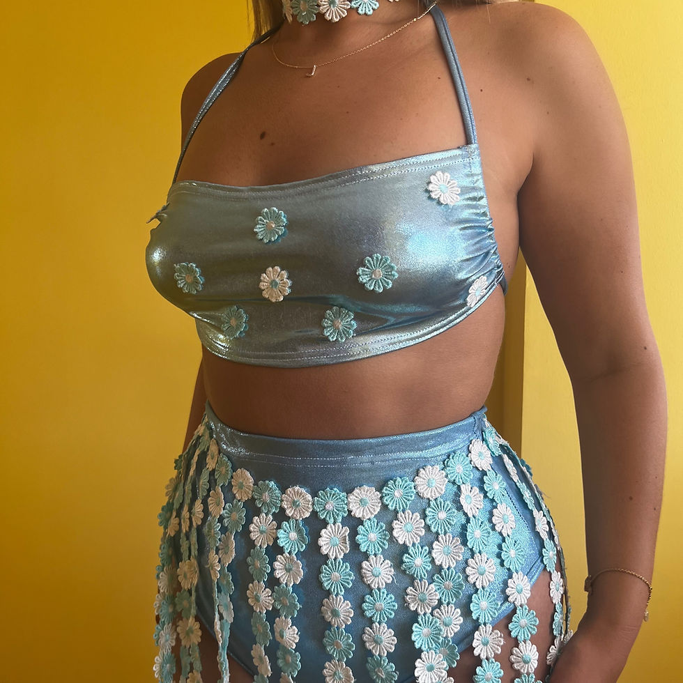THATS SO.. DAINTY DAISY BOOBTUBE HALTER TOP