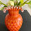 Miniature : Vase en verre orange 