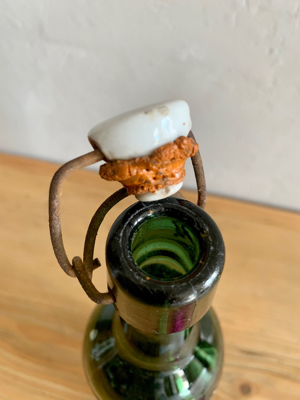 Miniature : Bouteille en verre vert 