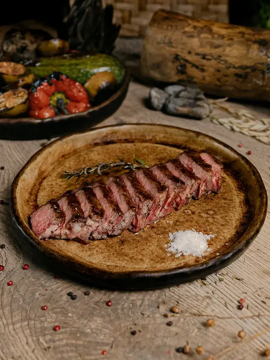 Cortes de carne a las brasas