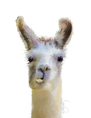 So , Who told you that - Digital Watercolor by Brenda Leedy.