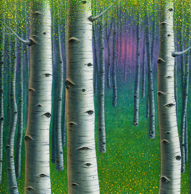 Deep Pink Morning - Oil by Thane Gorek.