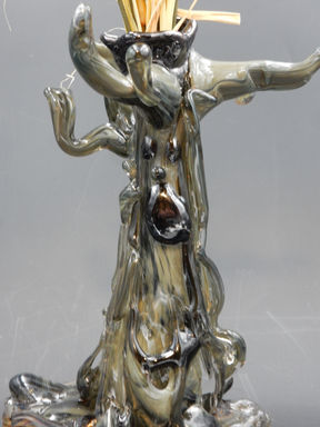 Mountain Mischief Tree - Blown Glass by Linda Dzwigalski-long.