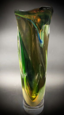 Vases - Blown Glass by Linda Dzwigalski-long.