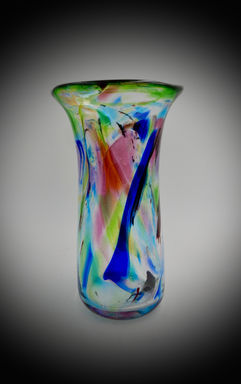Vase - Blown Glass by Linda Dzwigalski-long 4
